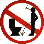 No peeing on the floor without a permit